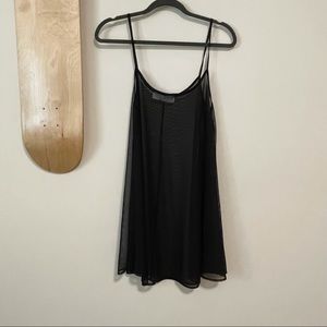 Sheer Black Dress